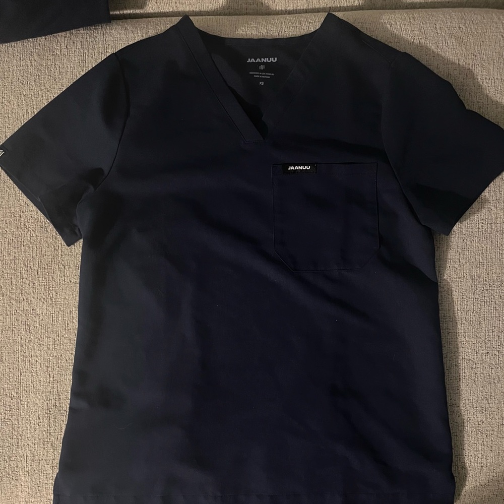 Januu navy XS top and XSP pants